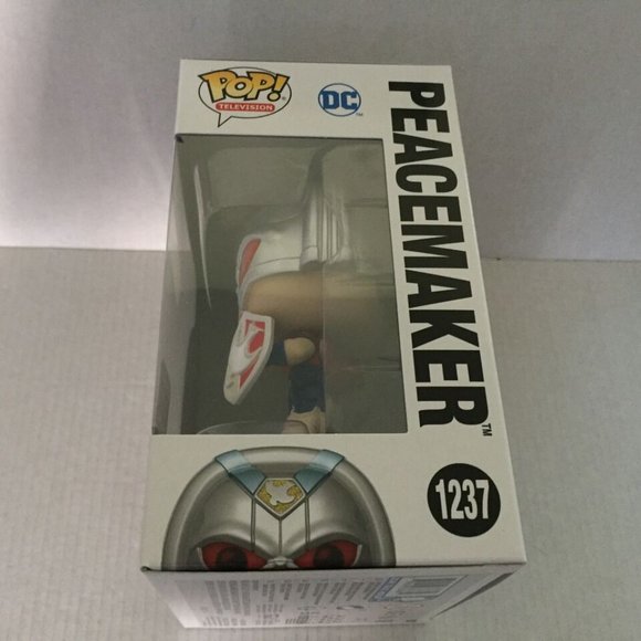 NEW 2022 Shared Wondercon Exclusive DC Comics Peacemaker Funko Pop Figure #1237 - Picture 6 of 8